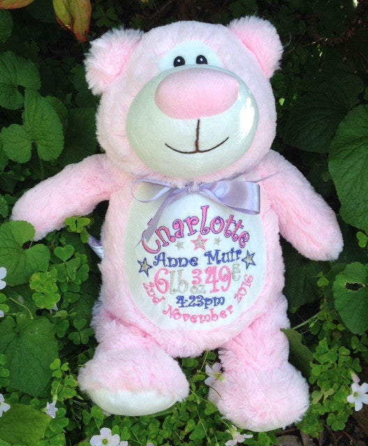 Personalised Pink Bear - Mikki and Me Kids
