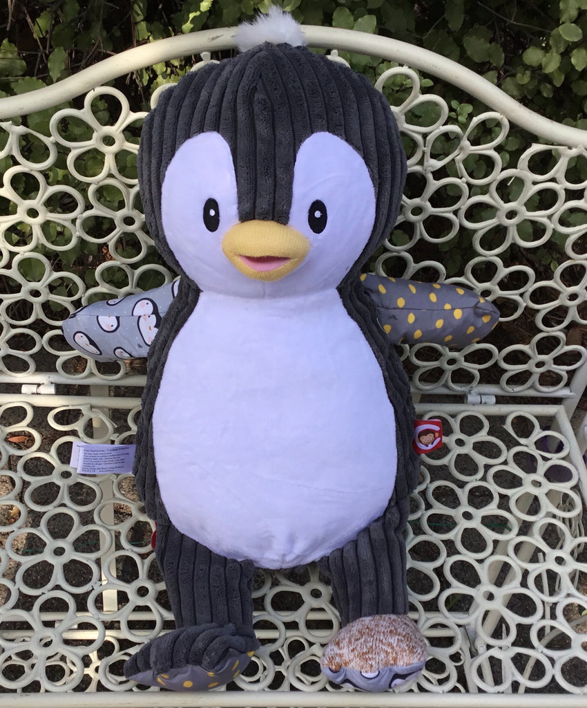 Personalised Sensory Penguin with crackle arms - Mikki and Me Kids